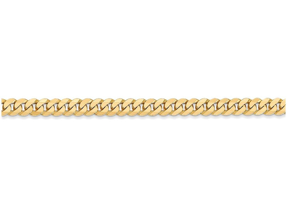 FJC Finejewelers 16 Inch 14k Yellow Gold 3.9mm Beveled Curb Chain Necklace