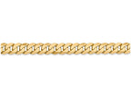 FJC Finejewelers 18 Inch 14k Yellow Gold 6.1mm Beveled Curb Chain Necklace