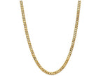 FJC Finejewelers 18 Inch 14k Yellow Gold 6.1mm Beveled Curb Chain Necklace