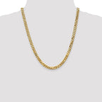 FJC Finejewelers 22 Inch 14k 6.1mm Solid Polished Flat Curb Chain Necklace