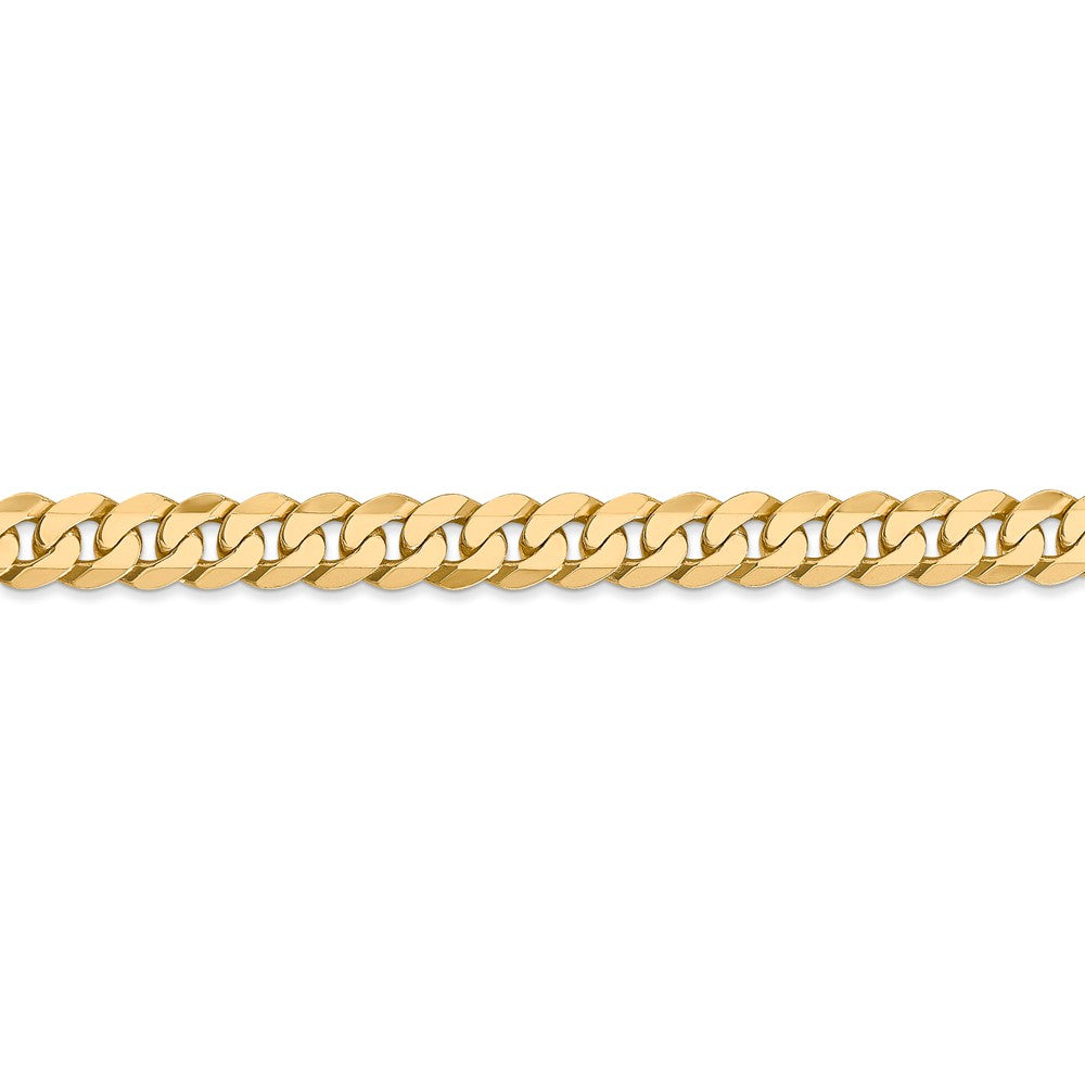 FJC Finejewelers 24 Inch 14k 6.1mm Beveled Curb Chain Necklace