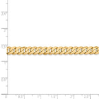 FJC Finejewelers 14 kt Yellow Gold 6.25mm Beveled Curb Chain