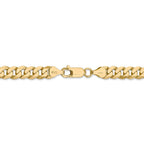 FJC Finejewelers 18 Inch 14k 7.25mm Beveled Curb Chain Necklace