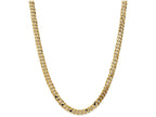 FJC Finejewelers 18 Inch 14k 7.25mm Beveled Curb Chain Necklace