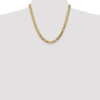 FJC Finejewelers 20 Inch 14k 7.25mm Beveled Curb Chain Necklace