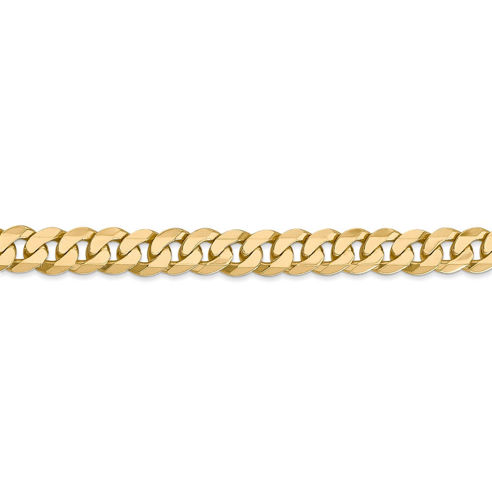 FJC Finejewelers 20 Inch 14k 7.25mm Beveled Curb Chain Necklace