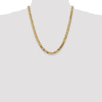 FJC Finejewelers 22 Inch 14k 7.25mm Beveled Curb Chain Necklace