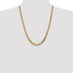 FJC Finejewelers 24 Inch 14k 7.25mm Beveled Curb Chain Necklace