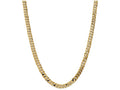 FJC Finejewelers 24 Inch 14k 7.25mm Beveled Curb Chain Necklace