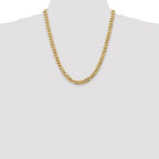 FJC Finejewelers 22 Inch 14k 8mm Flat Beveled Curb Chain Necklace