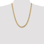 FJC Finejewelers 24 Inch 14k 8mm Flat Beveled Curb Chain Necklace