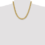 FJC Finejewelers 14 kt Yellow Gold 8.5mm Beveled Curb Chain