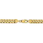 FJC Finejewelers 14 kt Yellow Gold 8.5mm Beveled Curb Chain