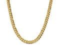 FJC Finejewelers 14 kt Yellow Gold 8.5mm Beveled Curb Chain