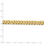 FJC Finejewelers 14 kt Yellow Gold 8.5mm Beveled Curb Chain