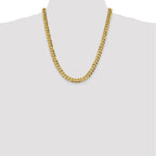 FJC Finejewelers 14 kt Yellow Gold 8.5mm Beveled Curb Chain
