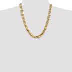 FJC Finejewelers 22 Inch 14k 9.5mm Beveled Curb Chain Necklace
