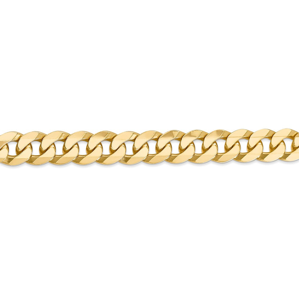 FJC Finejewelers 22 Inch 14k 9.5mm Beveled Curb Chain Necklace