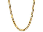 FJC Finejewelers 22 Inch 14k 9.5mm Beveled Curb Chain Necklace