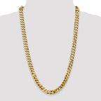 FJC Finejewelers 8 Inch 14k 9.5mm Beveled Curb Chain Bracelet