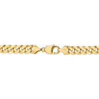 FJC Finejewelers 8 Inch 14k 9.5mm Beveled Curb Chain Bracelet