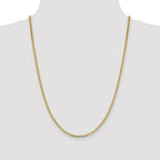 FJC Finejewelers 14 kt Yellow Gold 2.4mm Flat Anchor Chain