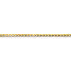 FJC Finejewelers 14 kt Yellow Gold 2.4mm Flat Anchor Chain