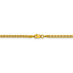 FJC Finejewelers 14 kt Yellow Gold 2.4mm Flat Anchor Chain