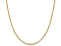 FJC Finejewelers 14 kt Yellow Gold 2.4mm Flat Anchor Chain