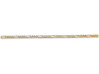FJC Finejewelers 9 Inch 14k Yellow Gold 1.80mm Flat Figaro Chain Ankle Bracelet (Smaller Ankles)
