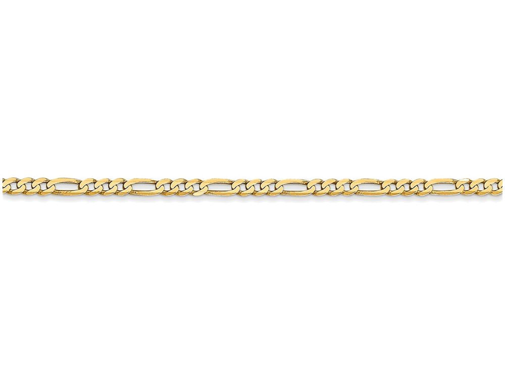 FJC Finejewelers 16 Inch 14k Yellow Gold 2.25mm Flat Figaro Chain Necklace