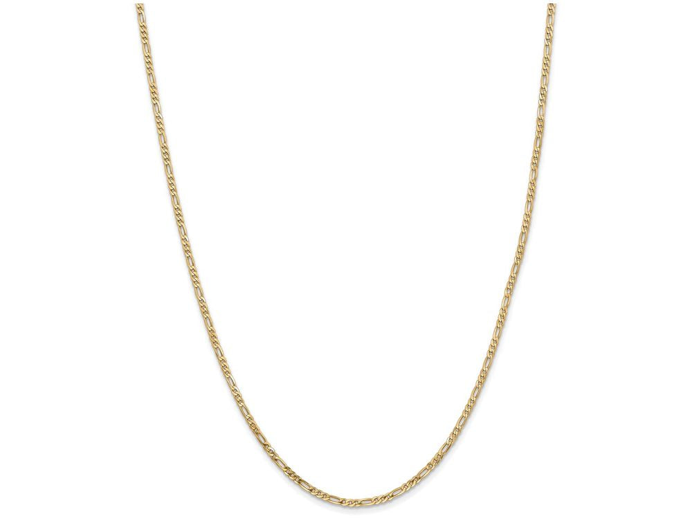FJC Finejewelers 16 Inch 14k Yellow Gold 2.25mm Flat Figaro Chain Necklace