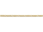 FJC Finejewelers 7 Inch 14k Yellow Gold 2.25mm Flat Figaro Chain Bracelet