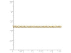 FJC Finejewelers 8 Inch 14k Yellow Gold 2.25mm Flat Figaro Chain Bracelet