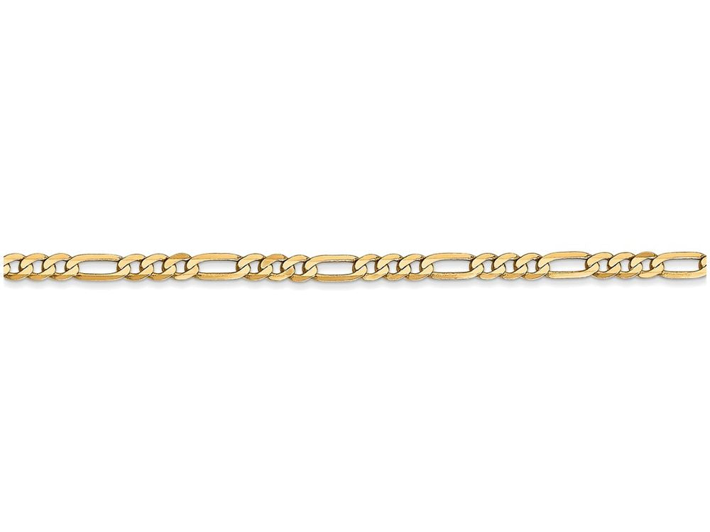 FJC Finejewelers 22 Inch 14k Yellow Gold 2.75mm Flat Figaro Chain Necklace