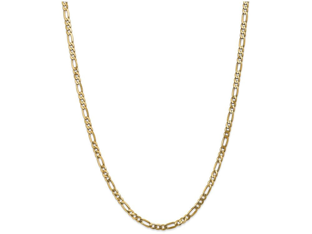FJC Finejewelers 30 Inch 14k Yellow Gold 4mm Flat Figaro Chain Necklace