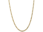FJC Finejewelers 30 Inch 14k Yellow Gold 4mm Flat Figaro Chain Necklace