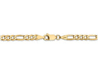 FJC Finejewelers 8 Inch 14k Yellow Gold 4mm Flat Figaro Chain Bracelet