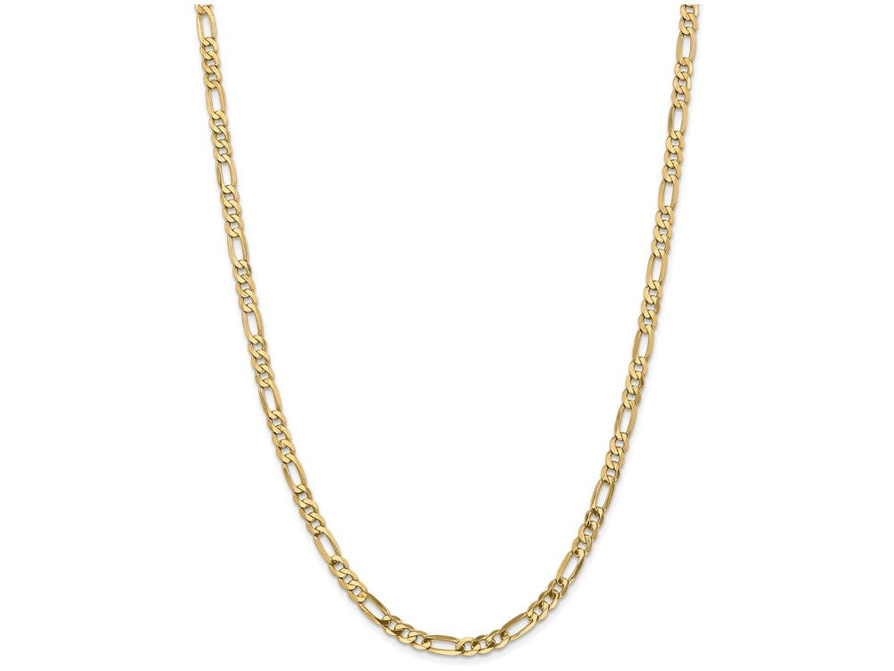 FJC Finejewelers 18 Inch 14k Yellow Gold 4.75mm Flat Figaro Chain Necklace