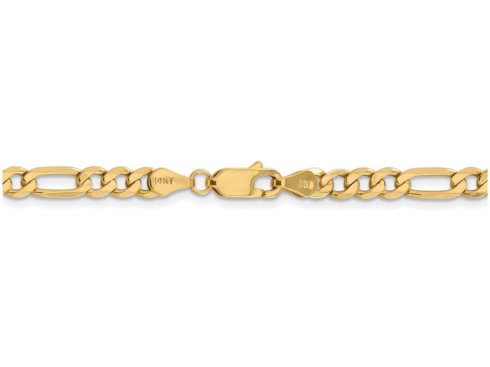 FJC Finejewelers 7 Inch 14k Yellow Gold 4.75mm Flat Figaro Link Chain Bracelet