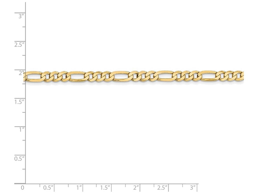 FJC Finejewelers 8 Inch 14k Yellow Gold 4.75mm Flat Figaro Chain Bracelet
