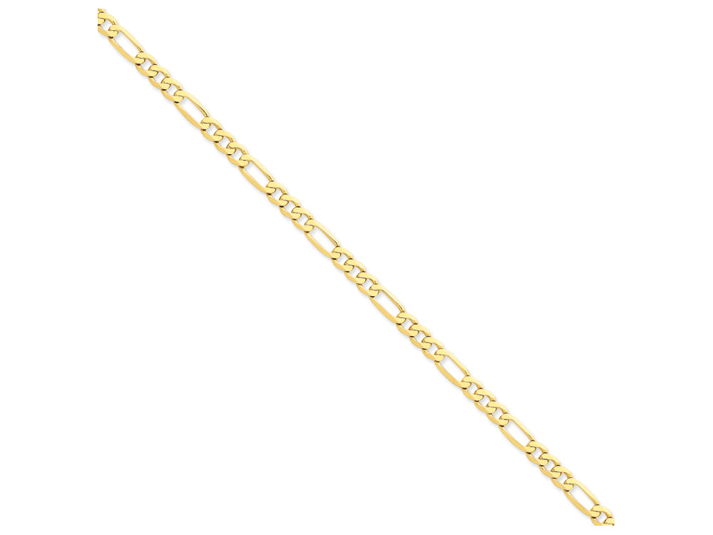 FJC Finejewelers 18 Inch 14k Yellow Gold 5.25mm Flat Figaro Chain Necklace
