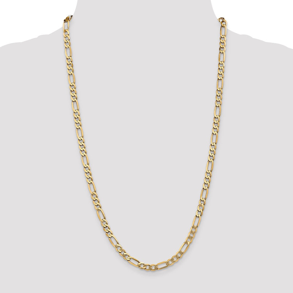 FJC Finejewelers 20 Inch 14k Yellow Gold 5.25mm Flat Figaro Chain Necklace