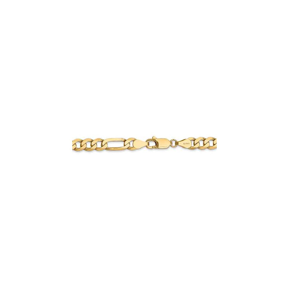 FJC Finejewelers 20 Inch 14k Yellow Gold 5.25mm Flat Figaro Chain Necklace