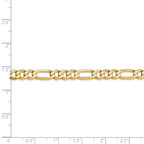 FJC Finejewelers 7 Inch 14k Yellow Gold 5.25mm Flat Figaro Chain Bracelet