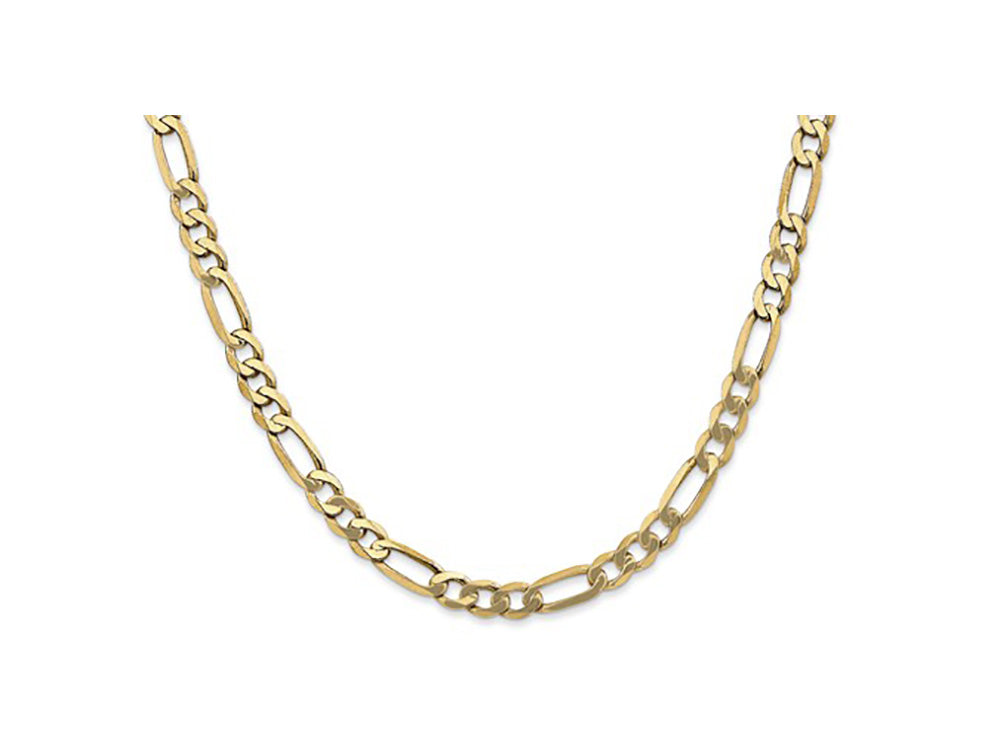 FJC Finejewelers 8 Inch 14k Yellow Gold 5.25mm Flat Figaro Chain Bracelet
