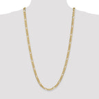 FJC Finejewelers 30 Inch 14k 6.25mm Flat Figaro Chain Necklace
