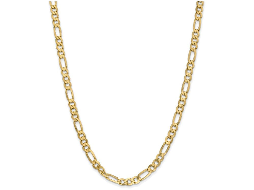 FJC Finejewelers 7 Inch 14k Yellow Gold 6.25mm Flat Figaro Chain Bracelet