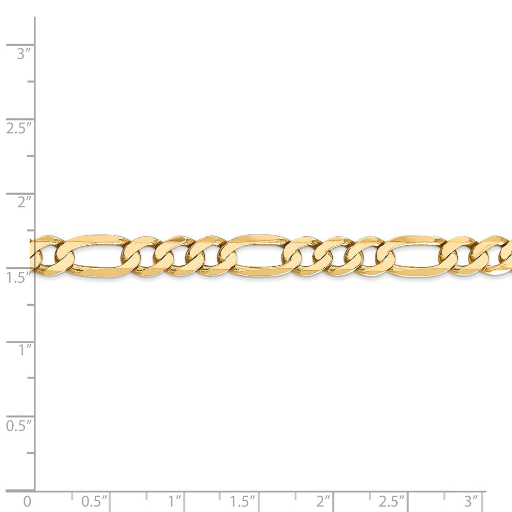 FJC Finejewelers 20 Inch 14k 7mm Flat Figaro Chain Necklace
