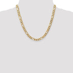 FJC Finejewelers 20 Inch 14k 7mm Flat Figaro Chain Necklace